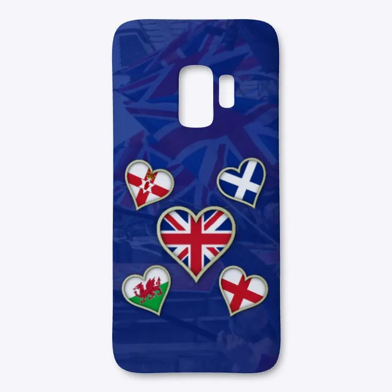 5 UK Flags Samsung Cover